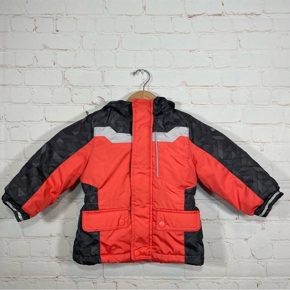 Osh Kosh B’gosh Jacket Boys Size 24M Full Zip Hooded - Picture 1 of 7